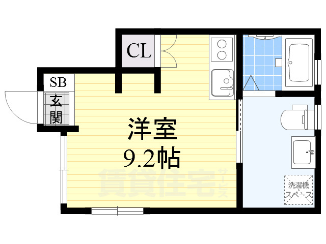 堺市堺区宿屋町東のアパートの間取り