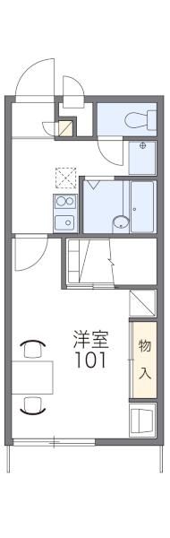 あきる野市油平のアパートの間取り