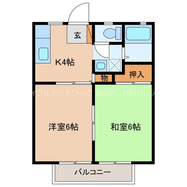 サンシティ高野の間取り