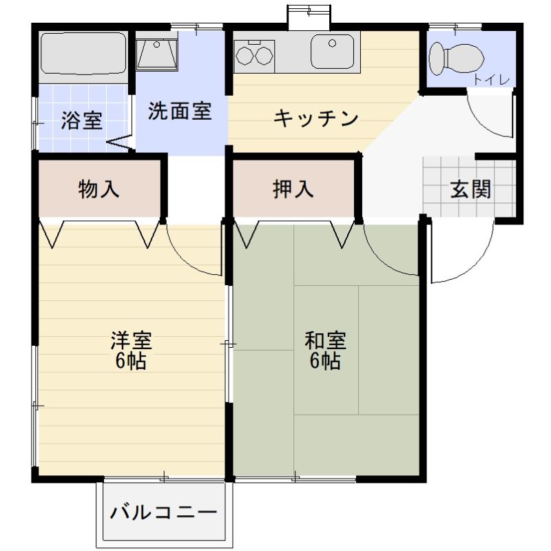 アベニュー城南の間取り