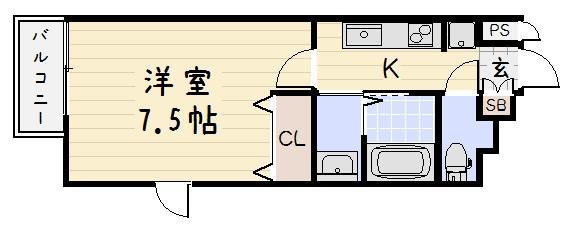 アクシオ小倉の間取り