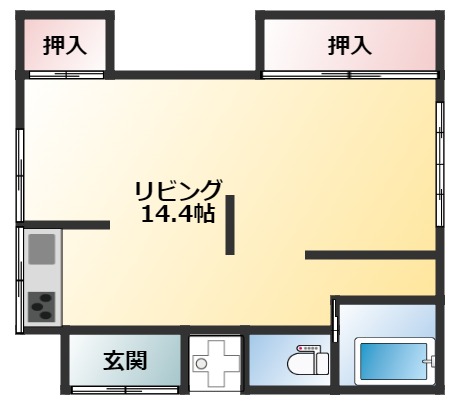 浅野アパートの間取り