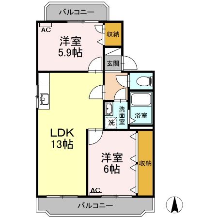 ア・ドリーム正木の間取り