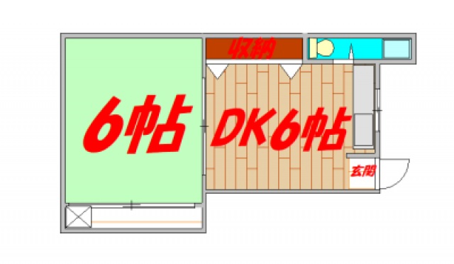 広島市西区大宮のマンションの間取り