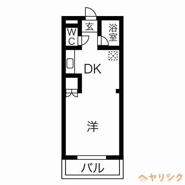 長久手市平池のマンションの間取り