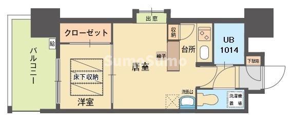 エステートモア・平尾堀川の間取り