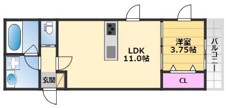 オアシス2の間取り