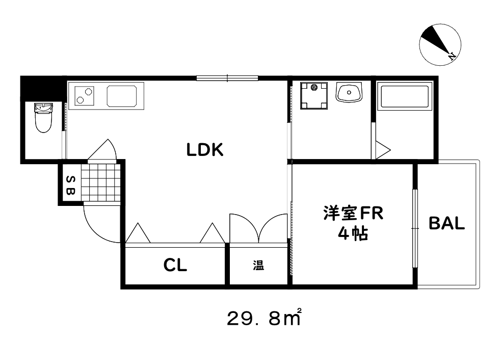 トレコート兵庫1の間取り