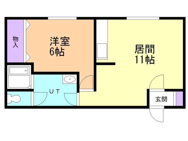 コーポ岡村の間取り