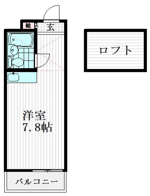 フォンテーヌ新丸子の間取り