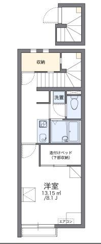 羽生市大字羽生のアパートの間取り