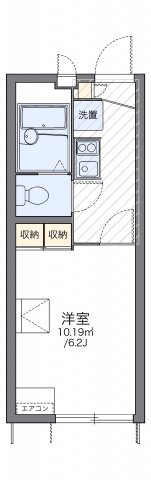 レオパレスユータス　IIの間取り