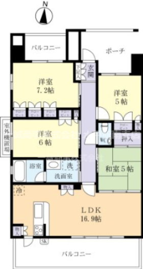 アネージュ石川マークスの間取り