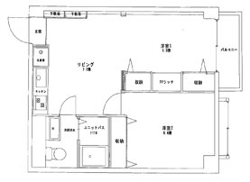 水入ハイランドマンションの間取り