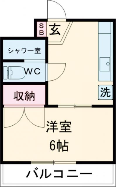 那珂市菅谷のマンションの間取り