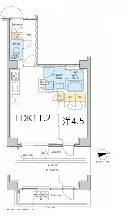 PROUD FLAT浅草トレサージュの間取り写真