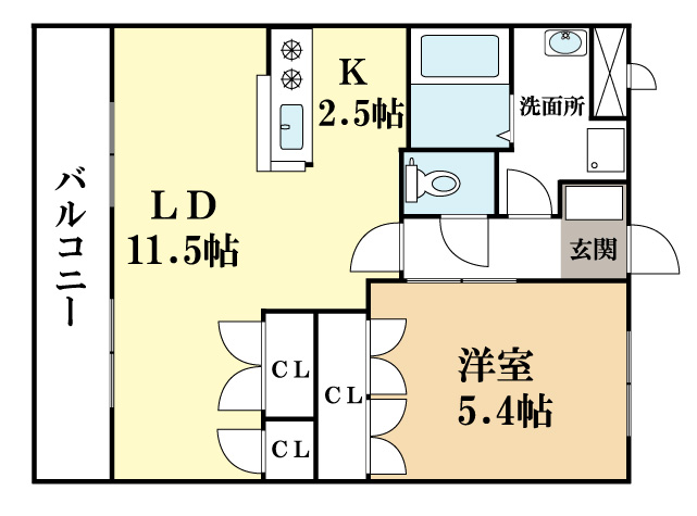 グリーンティの間取り