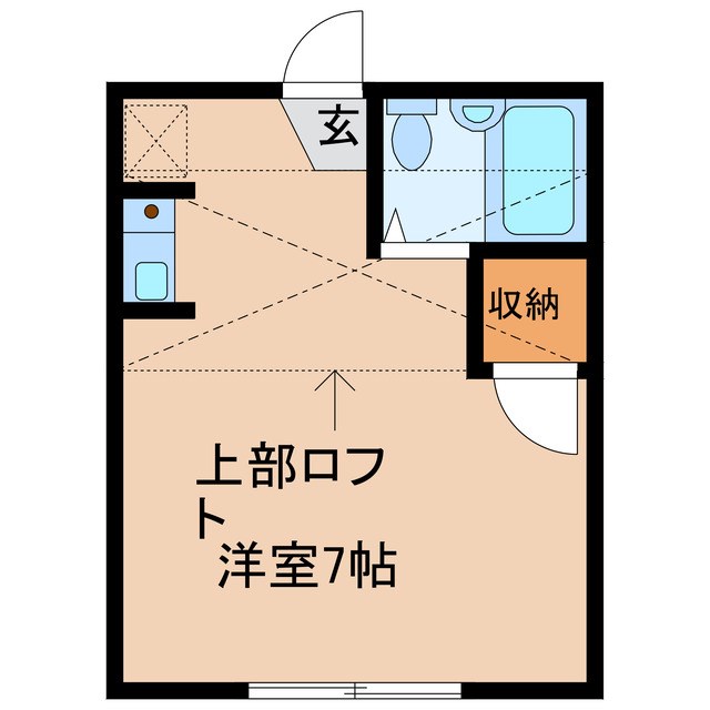 メゾン岡の宮Ｃの間取り