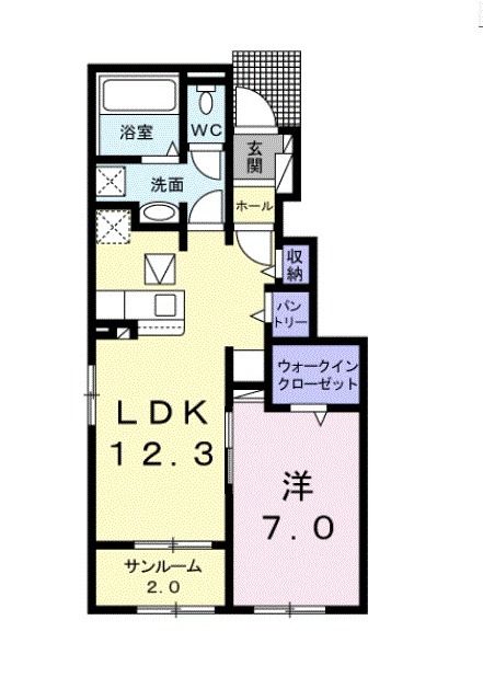 スリーリーフクローバーＹ．ＴIの間取り