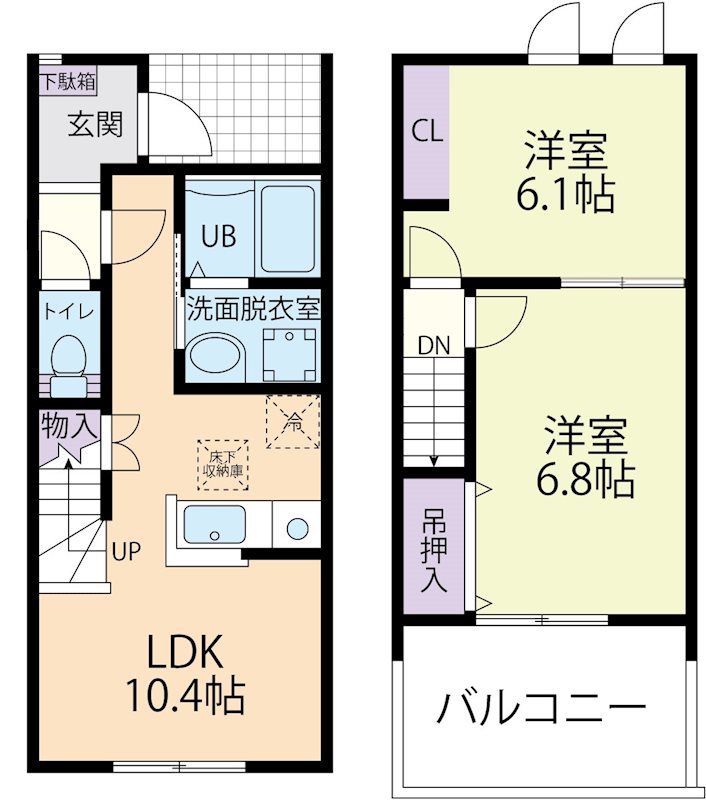 メゾン・ローズの間取り