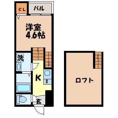 ヴィオラ扇町EASTの間取り