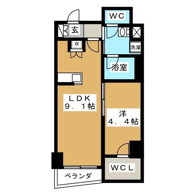 アーバネックス横濱馬車道の間取り