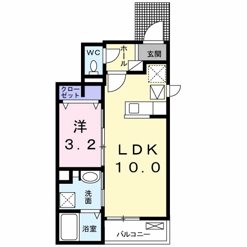 ソル・レヴェンテIIIの間取り