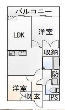 鶴ヶ島市大字上広谷のマンションの間取り