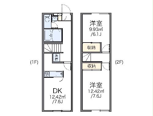 レオパレスかなめの間取り