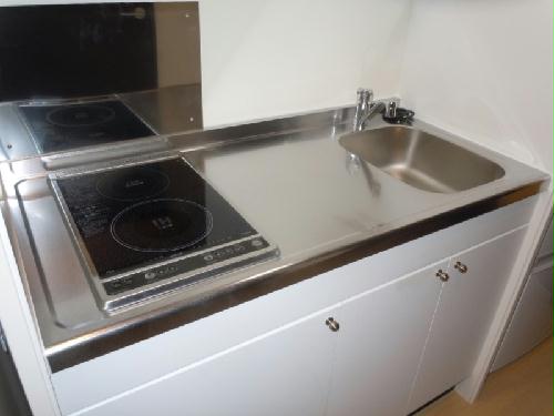 キッチン　２口電気コンロ（ＩＨ+ラジエントヒーター）