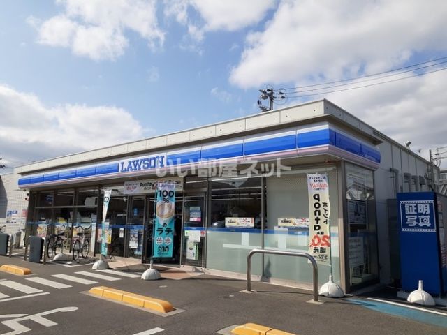 コンビニ　ローソン 岡山庭瀬駅前店（コンビニ）まで439m