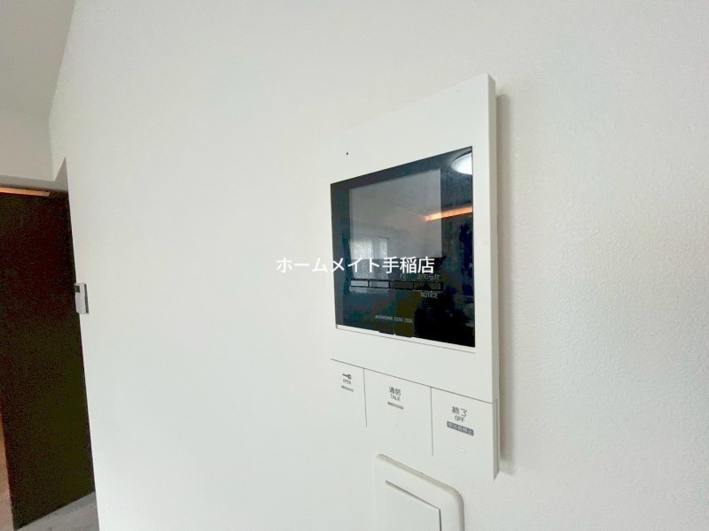 セキュリティ　モニター付きインターホンで安心です♪