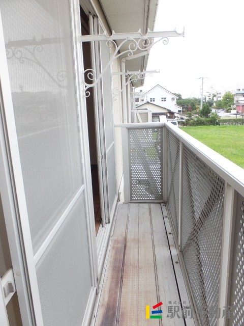 バルコニー　洗濯物が良く乾きます