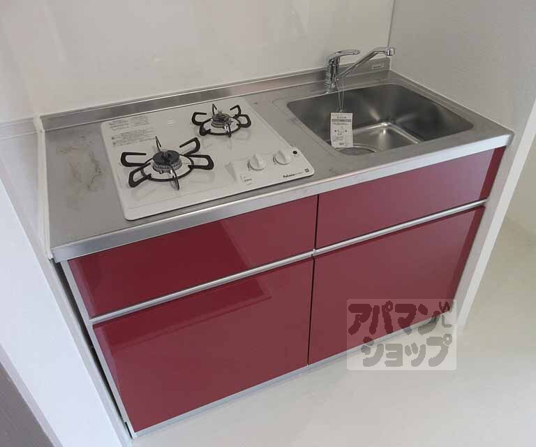 キッチン　２口ガスコンロです。