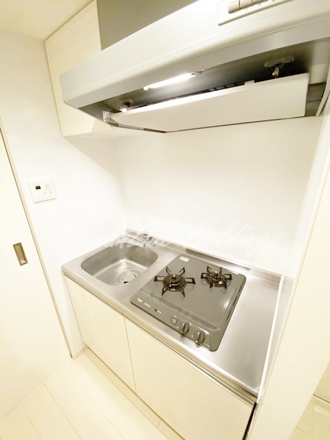 キッチン　2口ガスコンロのシステムキッチン♪