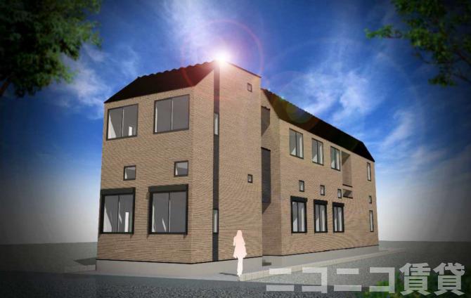 建物外観　建設中のため