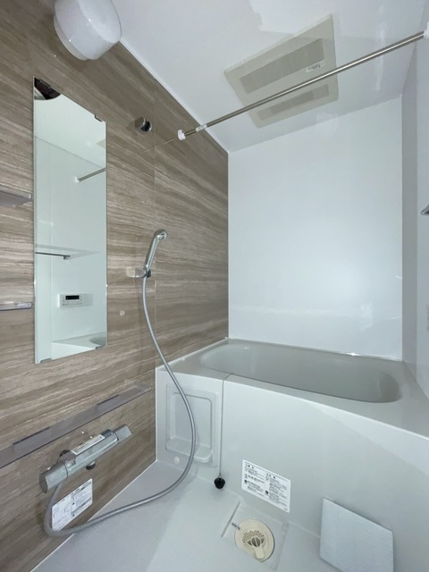 バス・シャワールーム　竣工前写真。