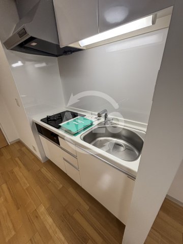 キッチン　アーバネックス南堀江　2口ガスシステムキッチン