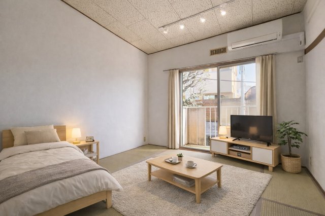 居室・リビング　家具配置イメージ画像です。