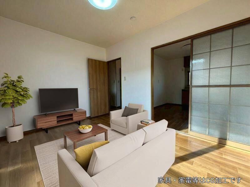 居室・リビング　南向きの明るい主居室。リビング利用にもおすすめです