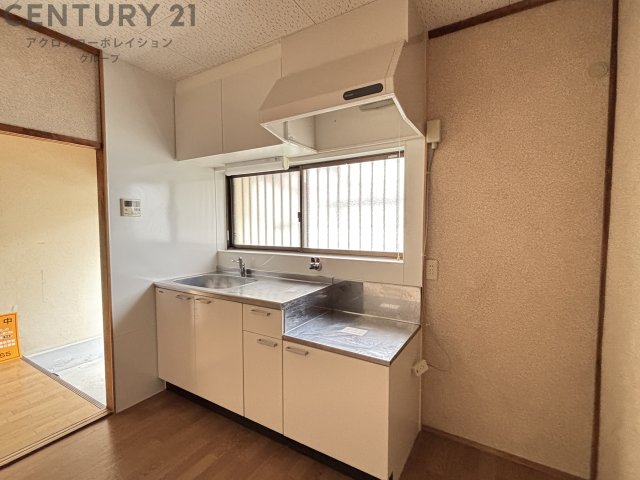 キッチン　2口コンロが置ける大きなキッチン！