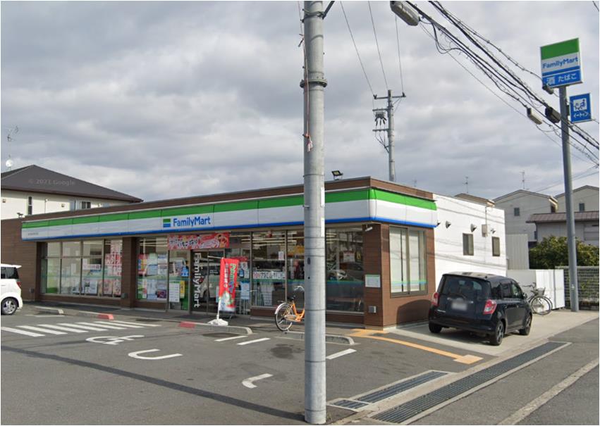 コンビニ　ファミリーマート 東大阪玉串町西店（コンビニ）まで1495m