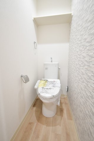 トイレ　清潔感があるトイレです。入るとホッとする、そんな空間。