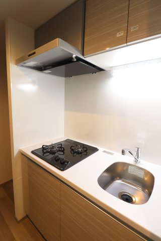 キッチン　コンパクトなキッチンで掃除もラクラク