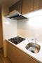 キッチン　コンパクトなキッチンで掃除もラクラク