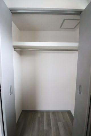 収納　たっぷりとした収納スペースです