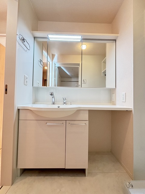 洗面設備　別部屋参考写真です