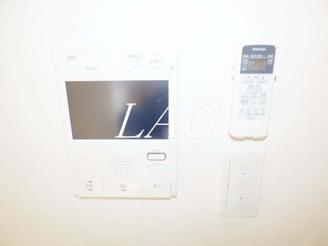 セキュリティ　モニター付きインターフォンです。