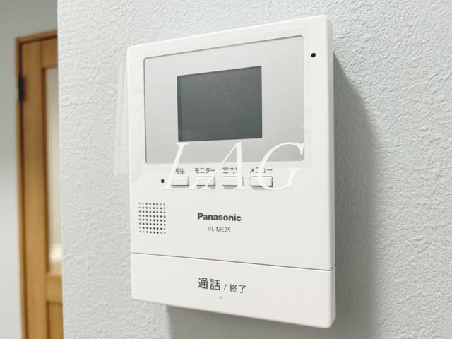 セキュリティ　モニター付きインターフォンです。