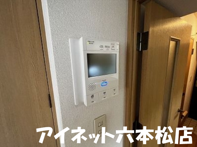 セキュリティ　モニター付きインターホンで安心です